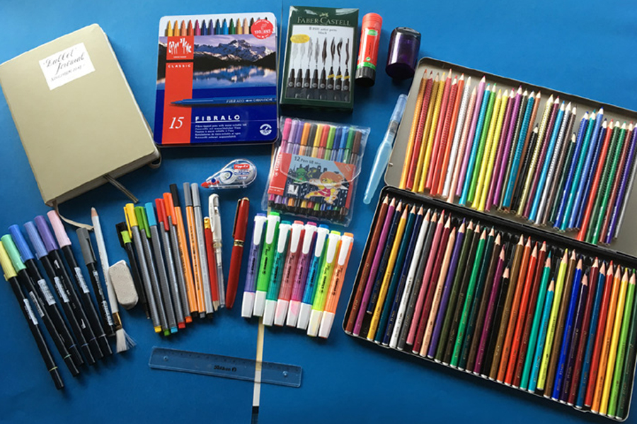 Bullet Journal supplies